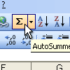 Autosumme-Symbol